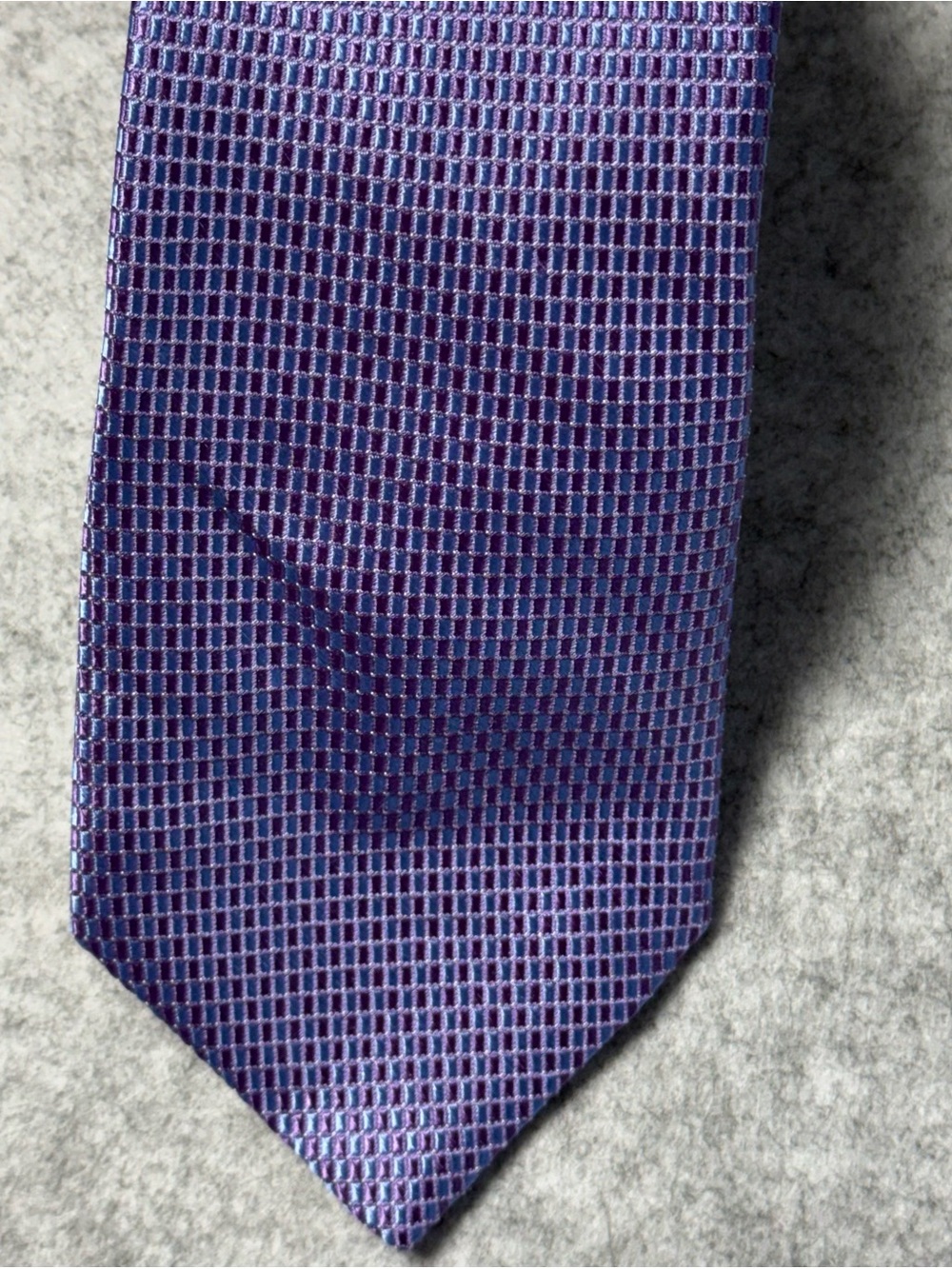 Classic Textured Purple Nordstrom Men’s Shop 100% Silk Tie